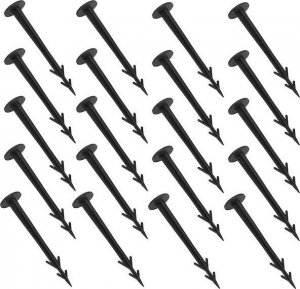 Springos Siatka na ptaki zabezpieczająca ochronna 10x20 m z szpilkami mocującymi 20 szt. zielona UNIWERSALNY 11