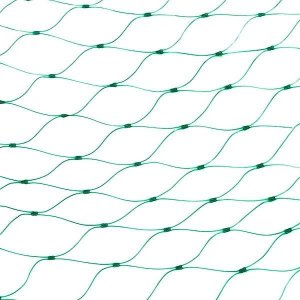 Springos Siatka na ptaki zabezpieczająca ochronna 10x20 m z szpilkami mocującymi 20 szt. zielona UNIWERSALNY 17