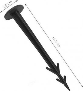 Springos Siatka na ptaki zabezpieczająca ochronna 10x20 m z szpilkami mocującymi 20 szt. zielona UNIWERSALNY 6