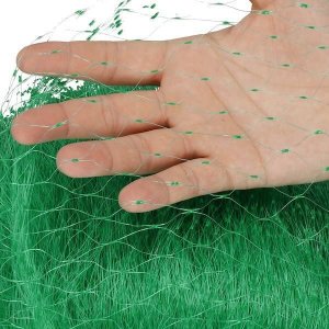 Springos Siatka na ptaki zabezpieczająca ochronna 10x20 m z szpilkami mocującymi 20 szt. zielona UNIWERSALNY 7