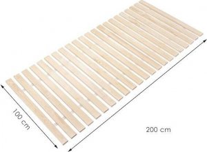 Springos Stelaż do łóżka drewniany premium 100x200 cm z listew UNIWERSALNY 3