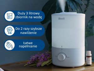 Nawilżacz powietrza Levoit Dual 150 Biały 5