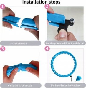 Hula Hop masujące i odchudzające z wypustkami 3