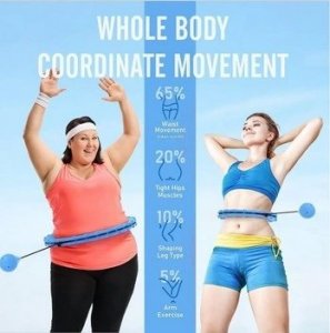 Hula Hop masujące i odchudzające z wypustkami 5