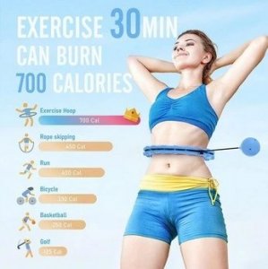 Hula Hop masujące i odchudzające z wypustkami 6