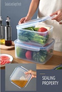 Pojemniki plastikowe na żywność 3w1 3