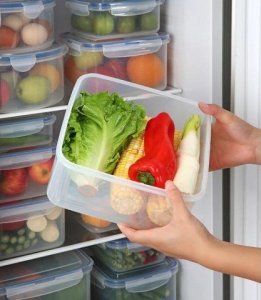 Pojemniki plastikowe na żywność 3w1 4