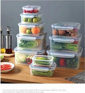 Pojemniki plastikowe na żywność 3w1 5