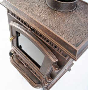 ATENA PIEC ŻELIWNY PIECYK KOZA KOMINEK ATENA 9KW - DOSTAWA + SZYBA GRATIS 4