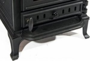 ATENA PIEC ŻELIWNY PIECYK KOZA KOMINEK ATENA 9KW CZARNY - DOSTAWA + SZYBA GRATIS 4