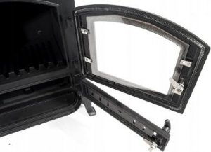 ATENA PIEC ŻELIWNY PIECYK KOZA KOMINEK ATENA 9KW CZARNY - DOSTAWA + SZYBA GRATIS 5