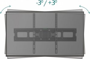 VETOUSON Uchwyt wieszak na telewizor TV 55 60 65 75 cali VX-610A 13