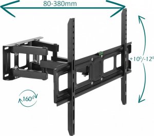 VETOUSON Uchwyt wieszak na telewizor TV 55 60 65 75 cali VX-610A 2