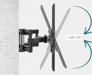 VETOUSON Uchwyt wieszak na telewizor TV 55 60 65 75 cali VX-610A 5