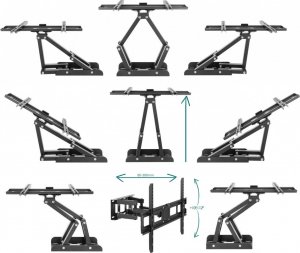 VETOUSON Uchwyt wieszak na telewizor TV 55 60 65 75 cali VX-610A 10