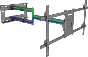VETOUSON 101cm Długi narożny uchwyt do telewizora TV 40-65" 30kg wieszak TV VX-407B 5