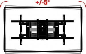 VETOUSON 92cm Długi uchwyt do telewizora wieszak TV 90" 86 85 75 70 65 58 55 50 4360kg VX-409 13