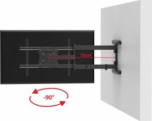 VETOUSON 83cm Długi Uchwyt do telewizora 32-65 cali VX-430A Wieszak TV do telewizora 2