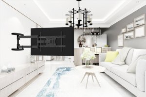 VETOUSON 83cm Długi Uchwyt do telewizora 32-65 cali VX-430A Wieszak TV do telewizora 10