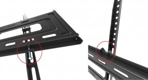 VETOUSON Extra Mocny Uchwyt na Telewizor 65 cali 75 cali 85 cali VX-424B 11