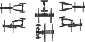 VETOUSON 71cm Długi Uchwyt do telewizora 26-60" VX-420 Wieszak TV obrotowy 4