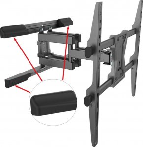 VETOUSON Ultra Mocny Uchwyt do Telewizora 32-80 cali Wieszak TV z maskownicami VX-645 B 12