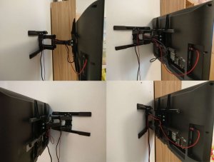 VETOUSON Ultra Mocny Uchwyt do Telewizora 32-80 cali Wieszak TV z maskownicami VX-645 B 3