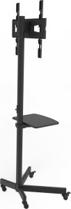 VETOUSON Mobilny Podłogowy STOJAK TV KLA-44 Stojak na telewizor z półką Uniwersalny 14