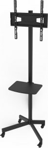 VETOUSON Mobilny Podłogowy STOJAK TV KLA-44 Stojak na telewizor z półką Uniwersalny 9