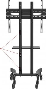 VETOUSON WYSOKI 190cm stojak na telewizor TV stojak do TV 32-70" KART-8 13