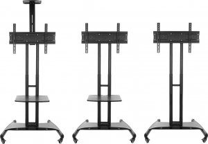 VETOUSON Stojak TV Stojak na Telewizor Podłogowy KART-714A Stojak do Telewizora 32 42 43 48 50 55 60 65 70 cali 5