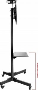 VETOUSON Stojak na telewizor 32-70" KART-14B mobilny Stojak TV do Telewizora 43 cale 48 cali 55 cali 65 cali 70 cali 13