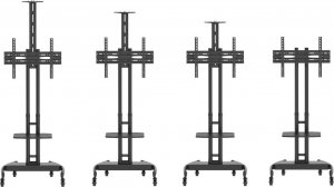 VETOUSON Stojak podłogowy na telewizor 32-80 cali KART-11 Mobilny stojak TV Podłogowy stojak do telewizora LCD LED 7