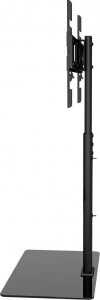 VETOUSON Podłogowy STOJAK pod Telewizor KLA-20 Stojak TV na Telewizor Obrotowy Regulowany 10