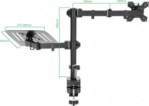 Uchwyt do komputera VETOUSON Biurkowy Uchwyt Do Monitora I Laptopa VX-141 8