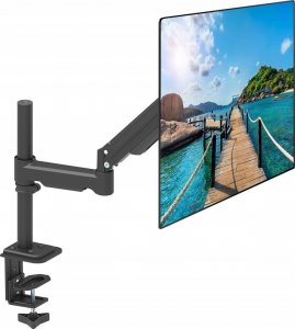 VETOUSON MARKOWY BIURKOWY UCHWYT na MONITOR 10-32 cale gazowy VX-091A OBROTOWY 360 stopni 2