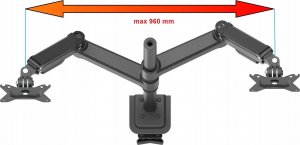 VETOUSON Uchwyt biurkowy na 2 monitory 13" - 32" (VX-092) 8