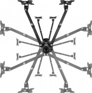 VETOUSON Uchwyt biurkowy na 4 monitory 10" - 27" (VX-24A) 11