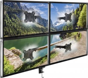 VETOUSON Uchwyt biurkowy na 4 monitory 10" - 27" (VX-24A) 13
