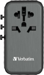 Verbatim Adapter podróżny World-to-World UTA-06 czarny 4