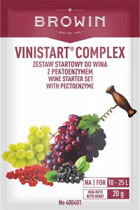 Browin Vinistart Complex - zestaw startowy do wina 20g 1
