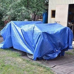 Plandeka PrzydaSie Plandeka Plandeki Pe Niebieska Wzmacniana 4X6 4