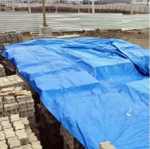 Plandeka PrzydaSie Plandeka Plandeki Pe Niebieska Wzmacniana 4X6 5