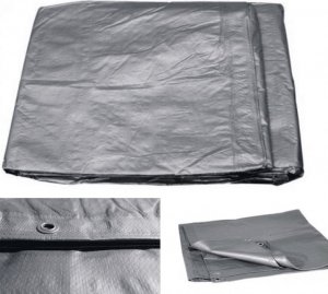 Plandeka PrzydaSie Plandeka Plandeki Pe Srebrna Wzmacniana 2X3 130G 3