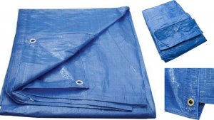 Plandeka PrzydaSie Plandeka Plandeki Pe Niebieska Wzmacniana 5X6 8