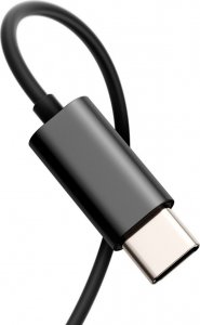 Słuchawki Joyroom Zestaw słuchawkowy słuchawki douszne USB-C kabel 1.2m czarne Zestaw słuchawkowy słuchawki douszne USB-C kabel 1.2m czarne 2