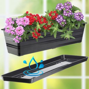 Kadax KADAX Skrzynka Balkonowa Doniczka Z Uchwytami 60cm 4