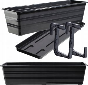 Kadax KADAX Skrzynka Balkonowa Doniczka Z Uchwytami 60cm 6