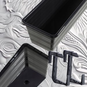 Kadax KADAX Skrzynka Balkonowa Doniczka Z Uchwytami 60cm 8