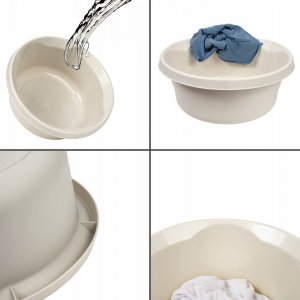 Kadax KADAX Miska Plastikowa 2L Miednica Okrągła Biała 7